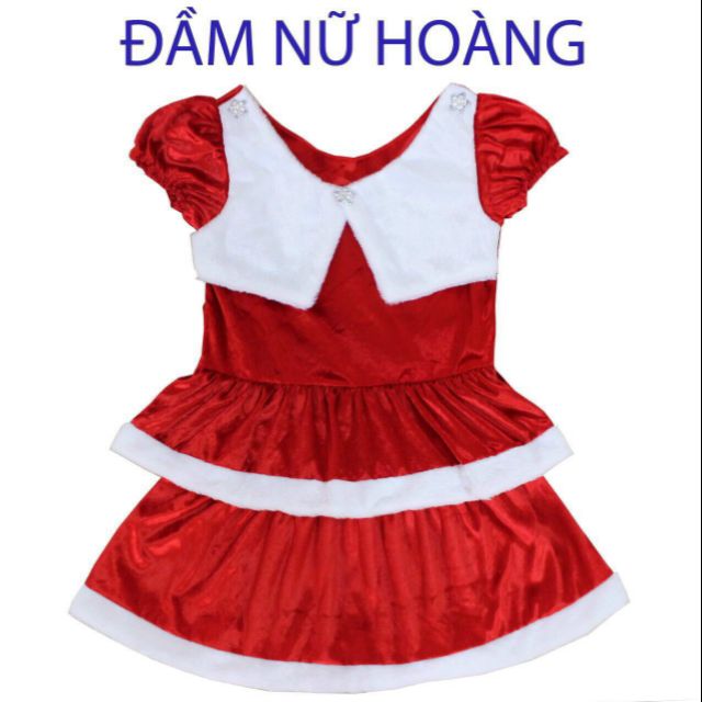 ( siêu rẻ- siêu đẹp)Váy nhung noel cho bé gái