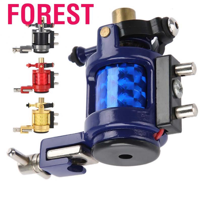 Forest Alloy Rotary Tattoo Machine Strong Motor Liner Shader Coloring Permanent Makeup Tool Tatoo Kits