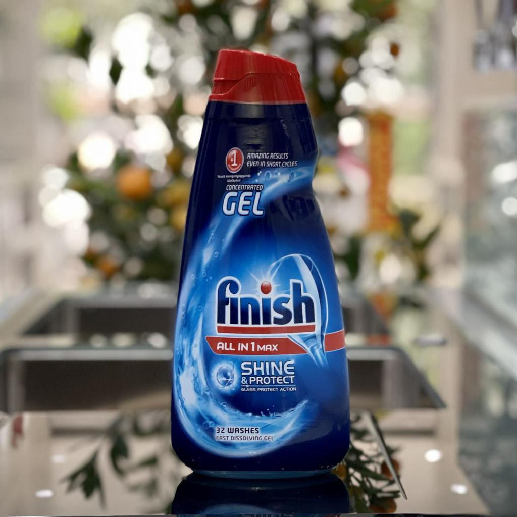Gel rửa bát Finish All in 1 max 650ml