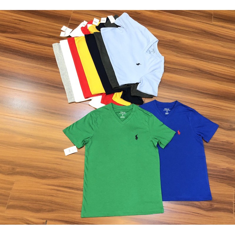 Áo thun polo cổ tim - RABBITSHOP