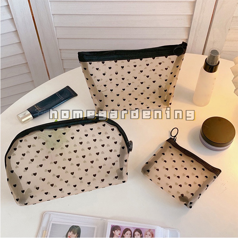 Túi Lưới Trong Suốt Đựng Đồ Trang Điểm
