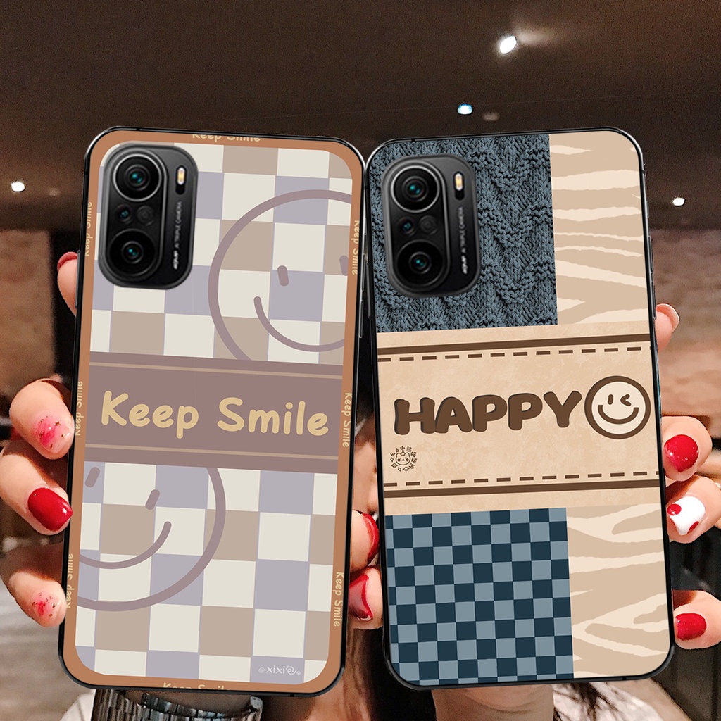 Ốp lưng Xiaomi Redmi K40 / K40 Pro / K40 Gaming / POCO F3 SMILE mặt cười cực cute siêu đẹp giá rẻ