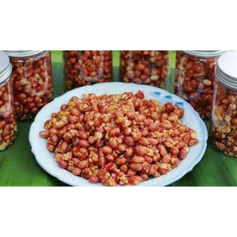 Đậu Phộng Tỏi Ớt - Lạc Rang Tỏi Ớt 230g  Giòn Ngon Ăn Mãi Không Chán - TAHUFOOD