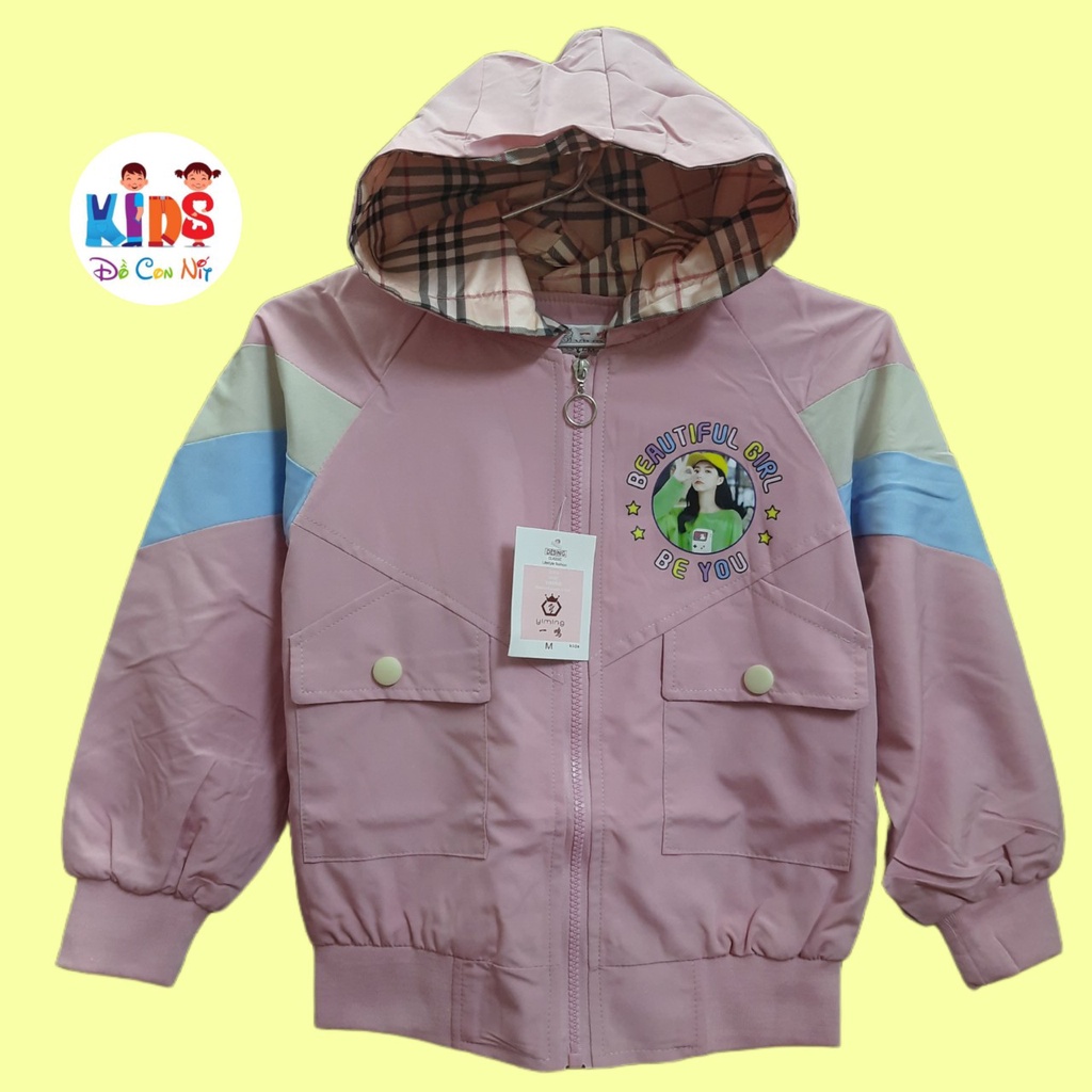 Áo khoát dù phong cách Hàn quốc cho bé gái - Áo khoát trẻ em