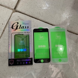 Kính cường lực 20D iPhone 6G/6S- full màn hình