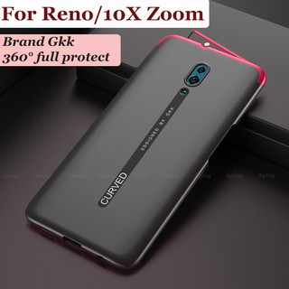 Ốp điện thoại GKK mặt nhám 360 độ cho Oppo Reno Reno 10X Zoom° Ốp điện thoại nhựa cứng chống sốc bảo vệ toàn diện