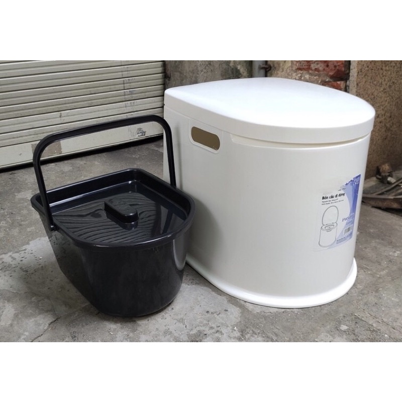 Bô vệ sinh trong nhà cho người già, bà bầu, trẻ em bồn cầu di động người lớn chính hãng