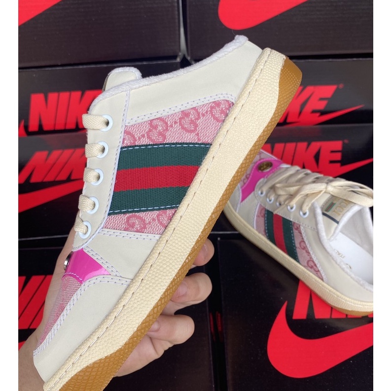 Sục Gucci, Sục nữ thể thao đạp gót 𝐆𝐮𝐜𝐜𝐢 2022 cực chất hàng cao cấp Full Box Bill [Sẵn Hàng]
