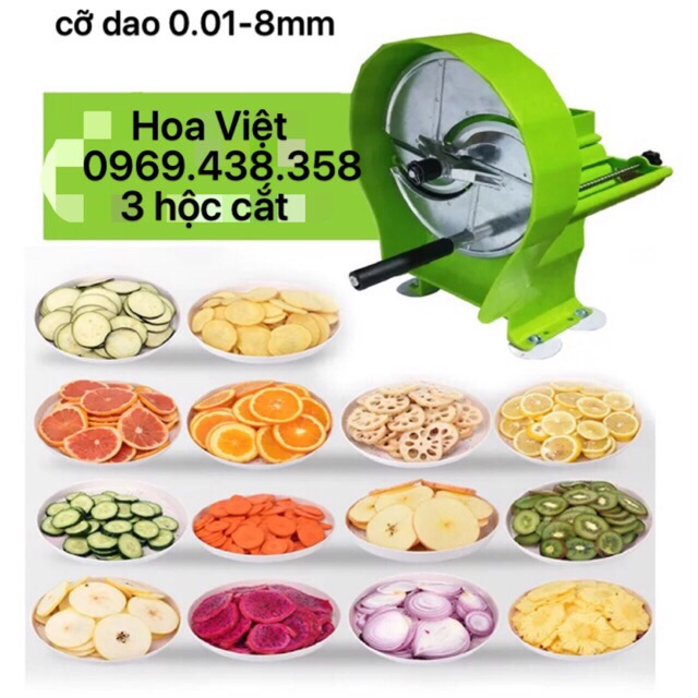 Máy cắt hành lá , cắt hoa quả 3 hộc