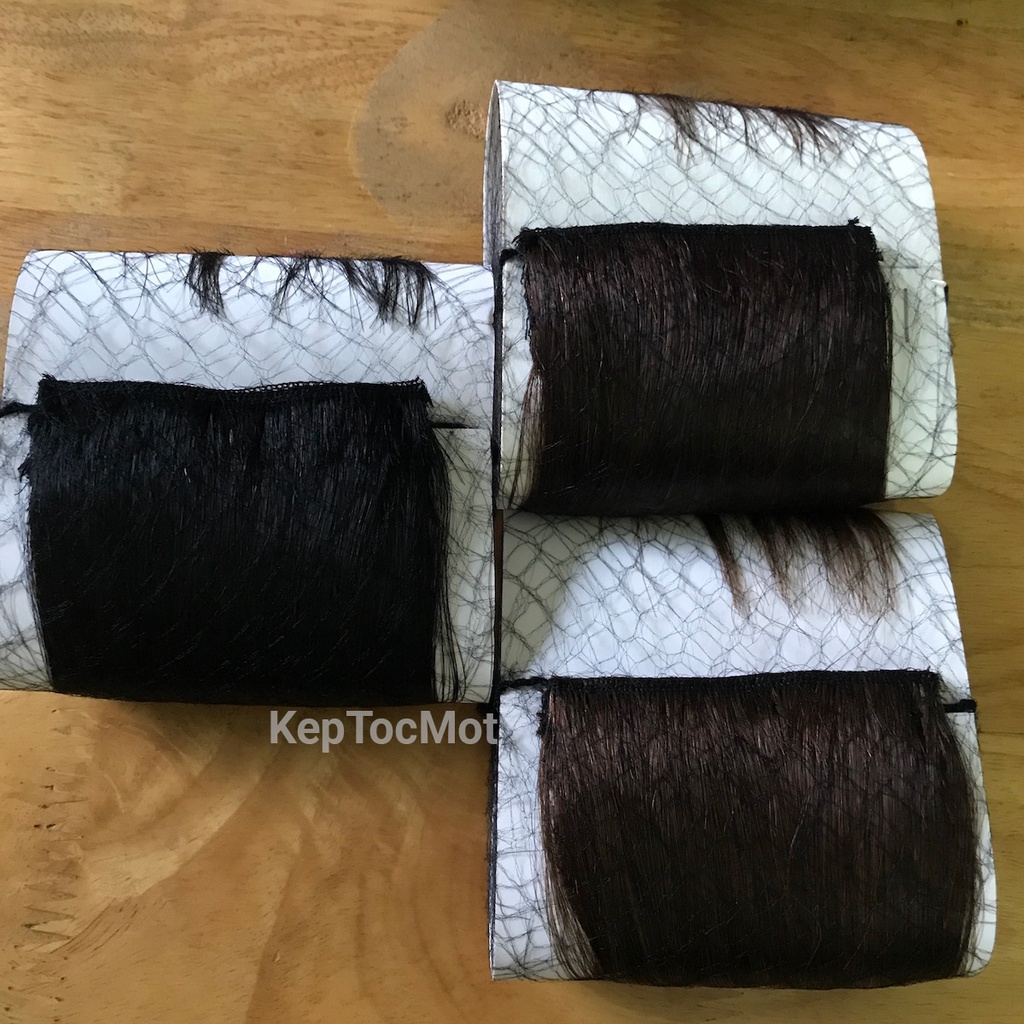 Độn phồng mái tóc thật 10cm 15cm 20cm