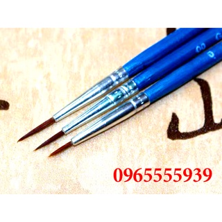 Combo 10 cọ vẽ tranh sơn dầu nét cực nhỏ