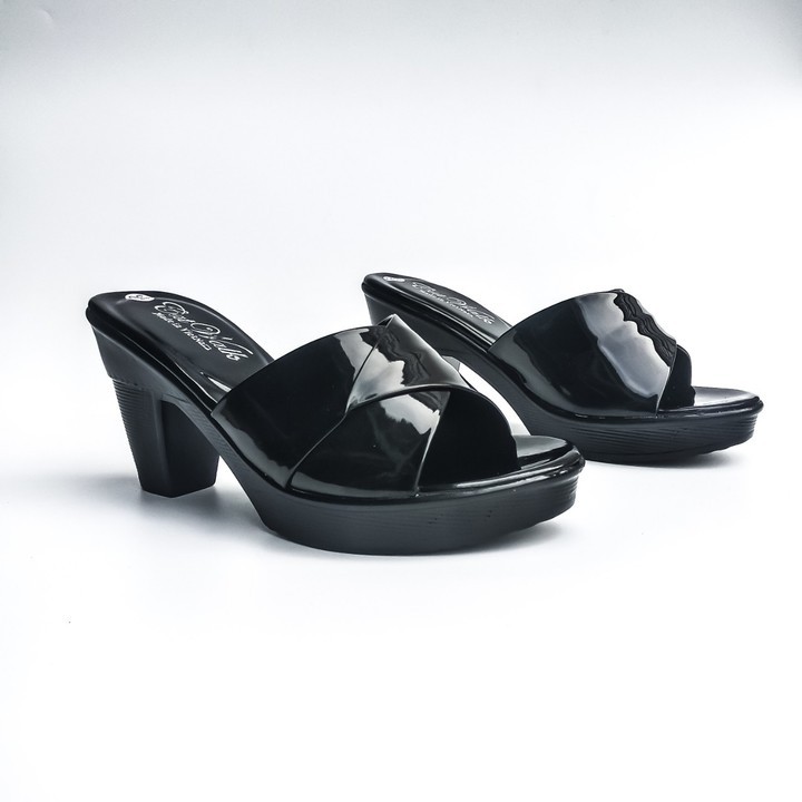 ẢNH THẬT - DÉP CAO GÓT QUAI CHÉO 7CM