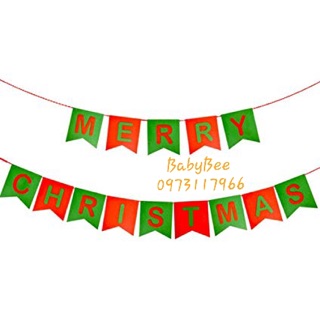 Dây chữ MERRY CHRISTMAS (giáng sinh)