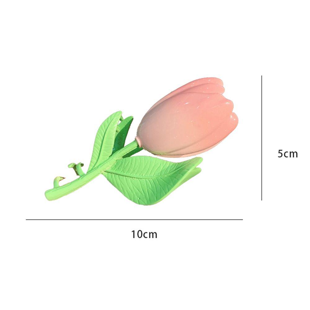 Kẹp Tóc Hình Hoa Tulip / Cá Mập / Cá Mập Kiểu Pháp Ngọt Ngào Sáng Tạo Cho Nữ