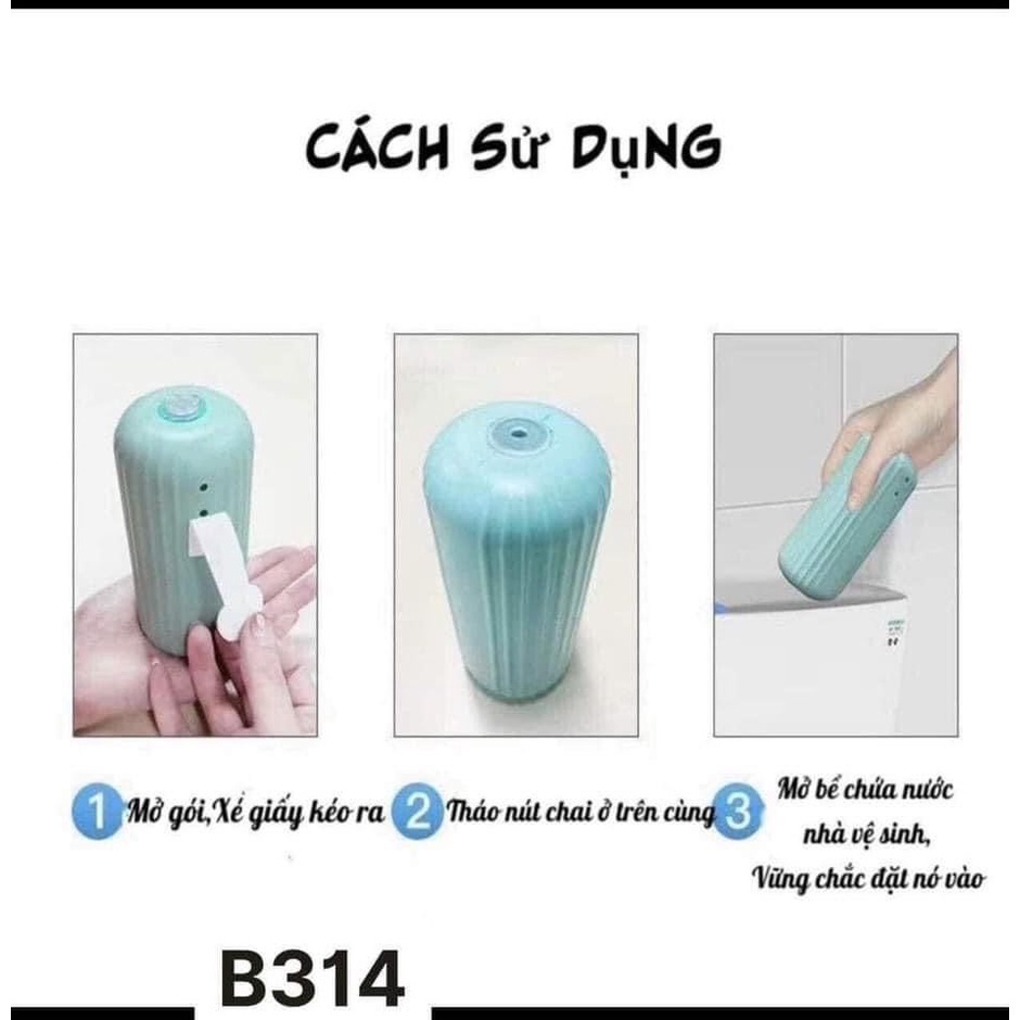 Lọ thả thơm bồn cầu diệt khuẩn khử mùi thơm mát tự nhiên, sạch sẽ dễ chịu hương thơm thiên nhiên