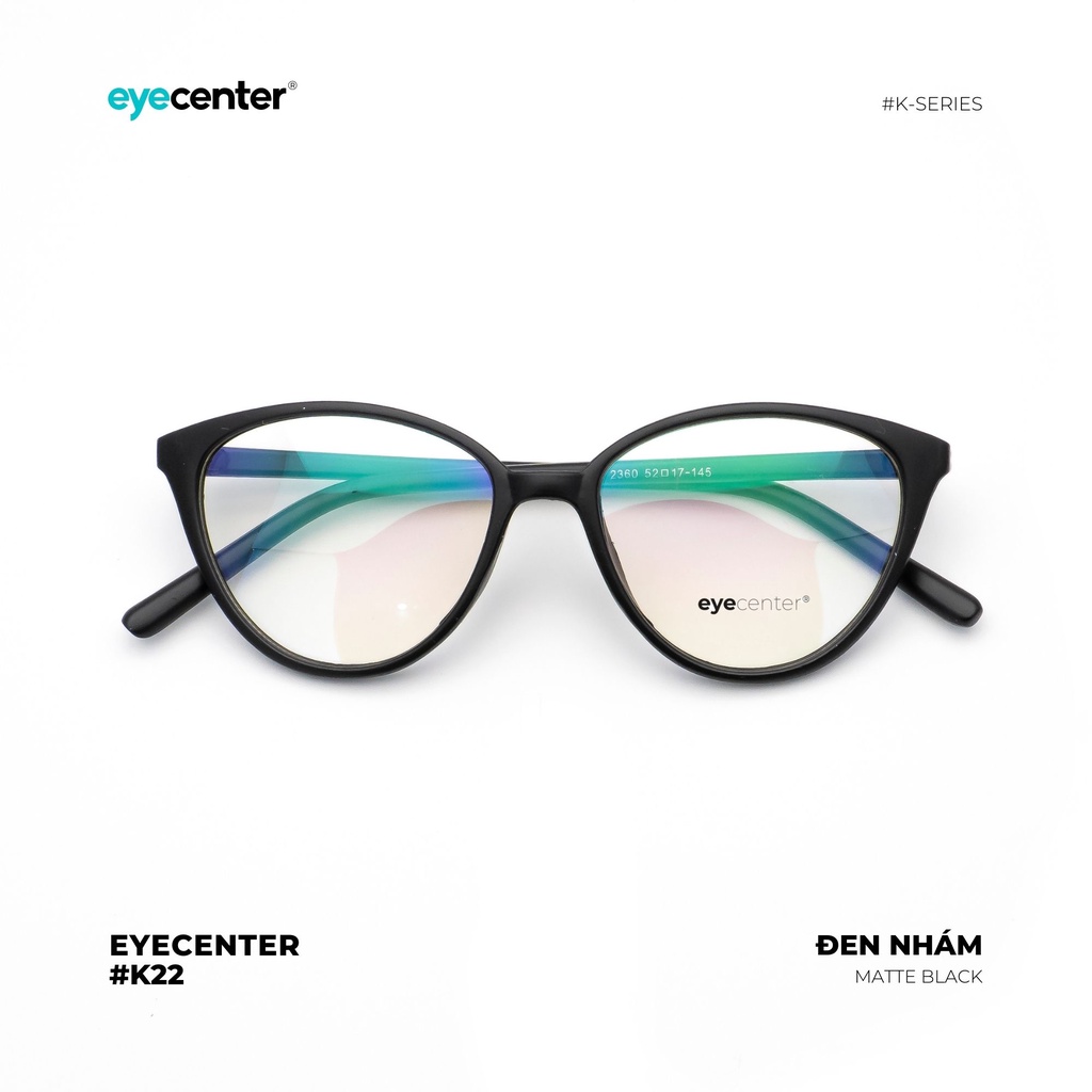 Gọng kính nữ mắt mèo chính hãng EYECENTER K22-S nhựa dẻo siêu nhẹ nhập khẩu by Eye Center Vietnam
