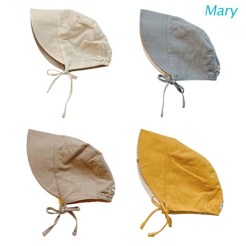 Mũ Beanie Cotton Mềm Chống Nắng Tia UV Mùa Hè Cho Bé