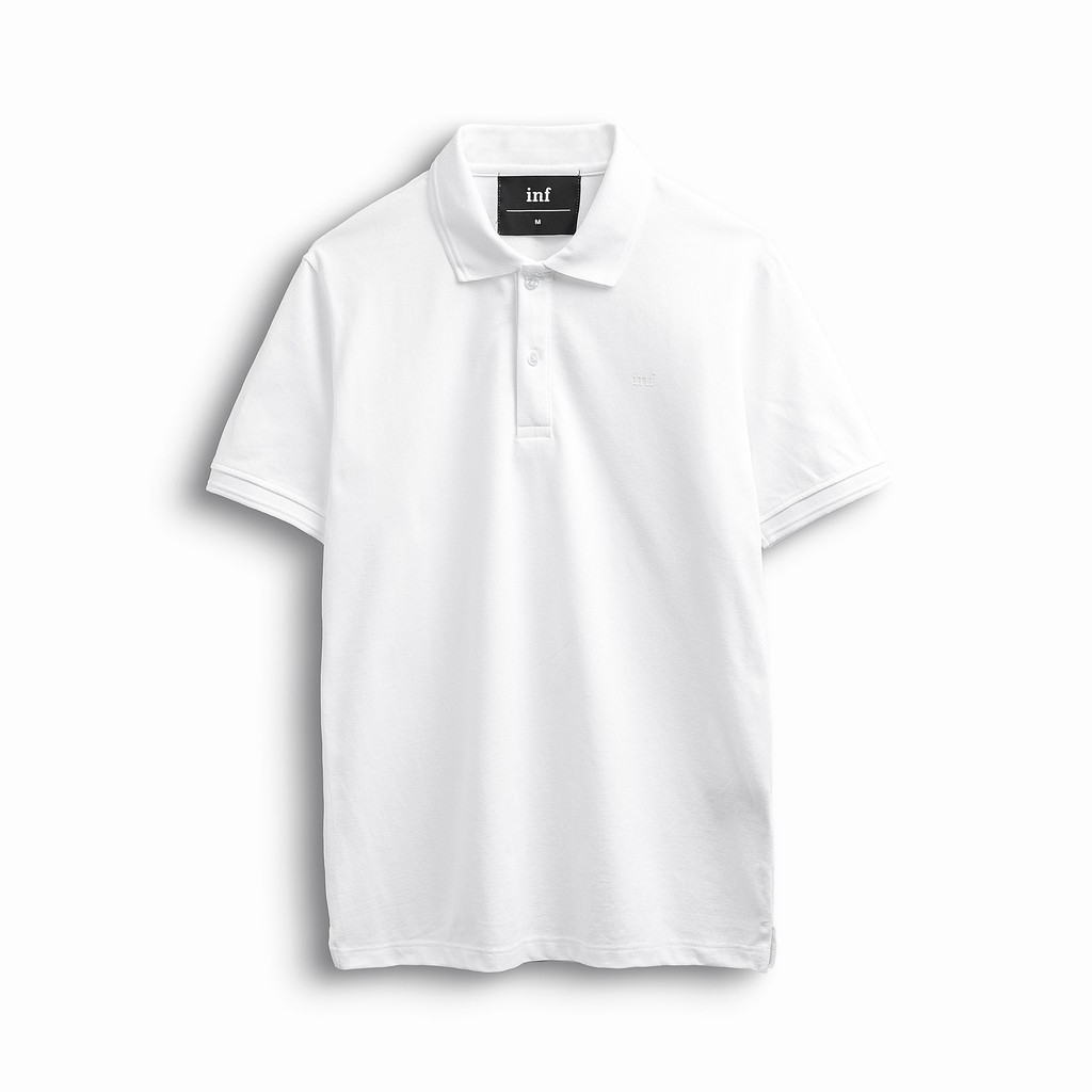 Áo Thun Polo Nam Cổ Bẻ INF in Logo, Chất Vải Cá Sấu Cotton, PL002655 , SOMEHOW