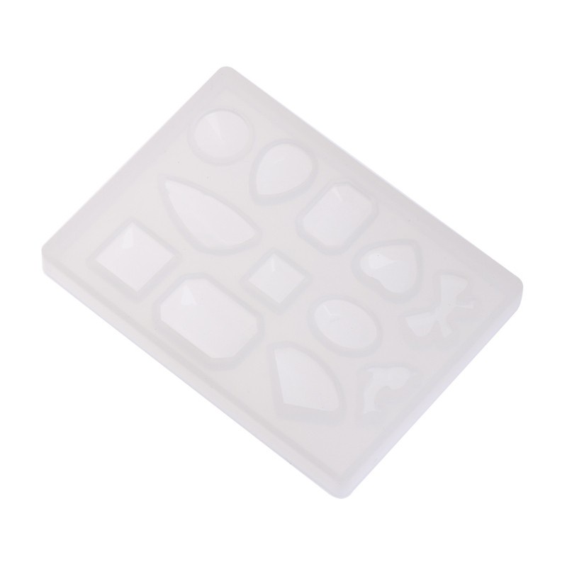 Khuôn Silicon Làm Mặt Dây Chuyền Hình Vỏ Sò Kim Cương Diy