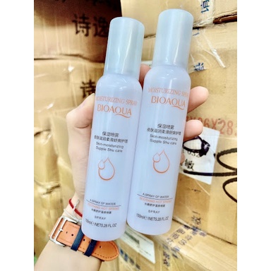 xịt khoáng Bioaqua cấp ẩm, sưỡng da và se khít lỗ chân lông