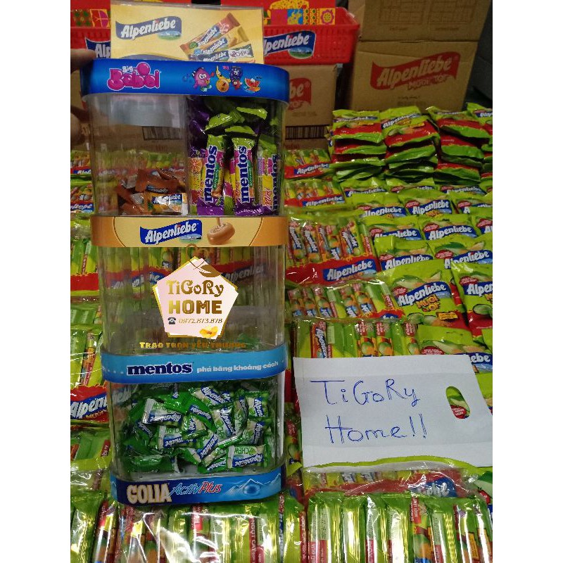 60 viên Kẹo MIX 12 VỊ Alpenliebe hoặc 5 THỎI - 50 VIÊN Kẹo xoài non muối ớt Alpenliebe SIÊU HOT | BigBuy360 - bigbuy360.vn