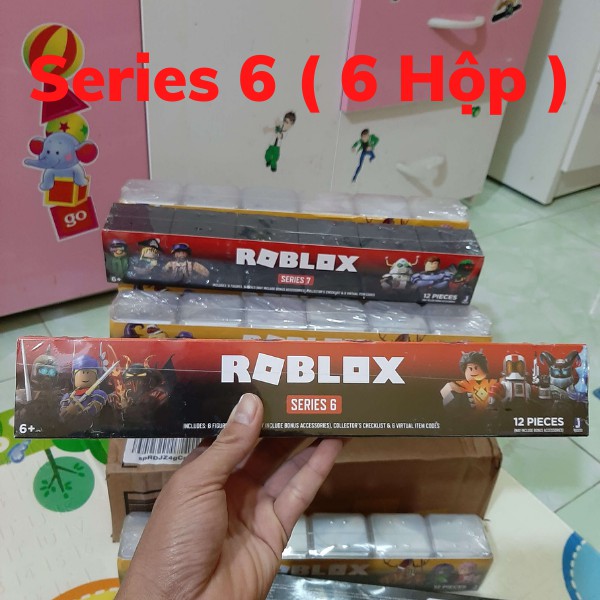 Roblox Mystery Figure 6 Pack - Combo 6 Hộp Roblox Chính Hãng Có Code, Xếp Đủ Chữ ROBLOX ( 6 Hộp )