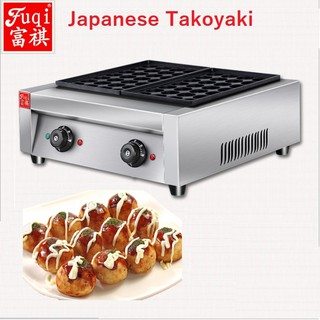 Máy làm bánh Takoyaki 56 lỗ 2 khay điện chống dính