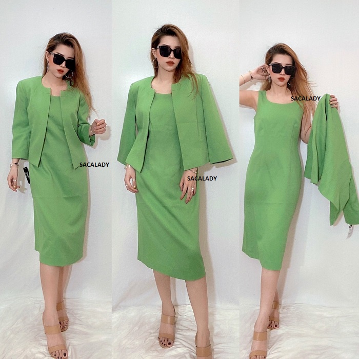 Set Vest Đầm Emily - 3722