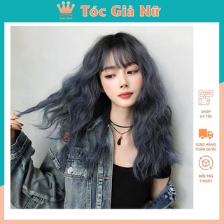 Tóc giả nữ cả đầu 🤗freeship🤗 tóc giả nguyên đầu xù lửng