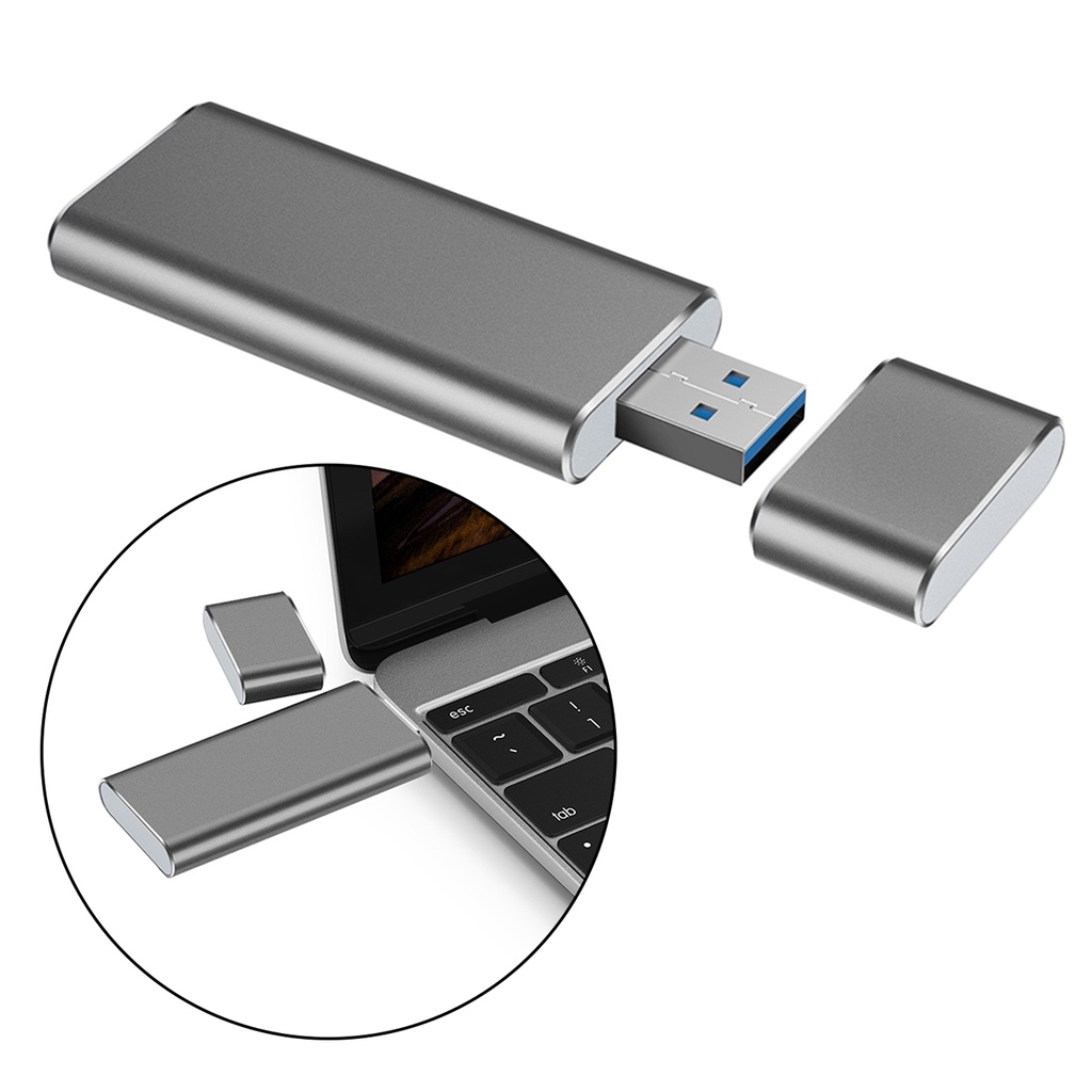 Đầu Đọc Thẻ Nhớ Ssd M.2 Ngff Sang Usb 3.0 6gbps Kèm Chìa Khóa B / M | BigBuy360 - bigbuy360.vn