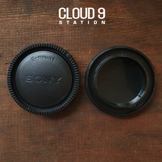 Nắp đậy body và nắp sau ống kính ngàm Sony E