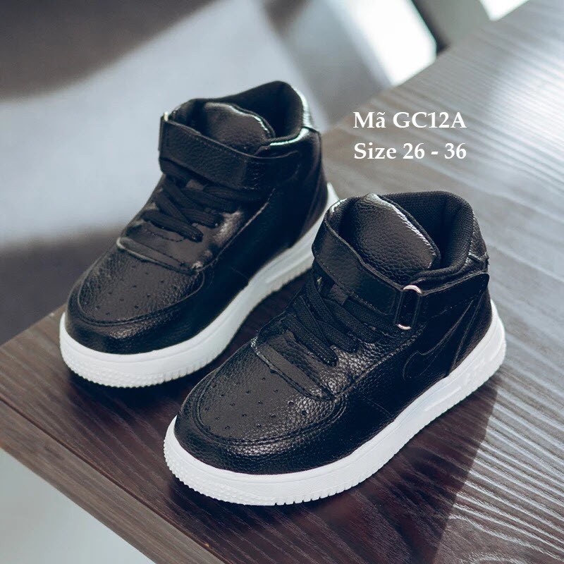 Giày thể thao bé trai 3-12 tuổi dáng sneaker năng động và cá tính GC12