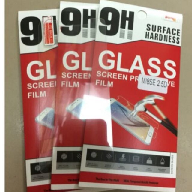 Kính cường lực xiaomi mi 8 SE ( trong suốt)