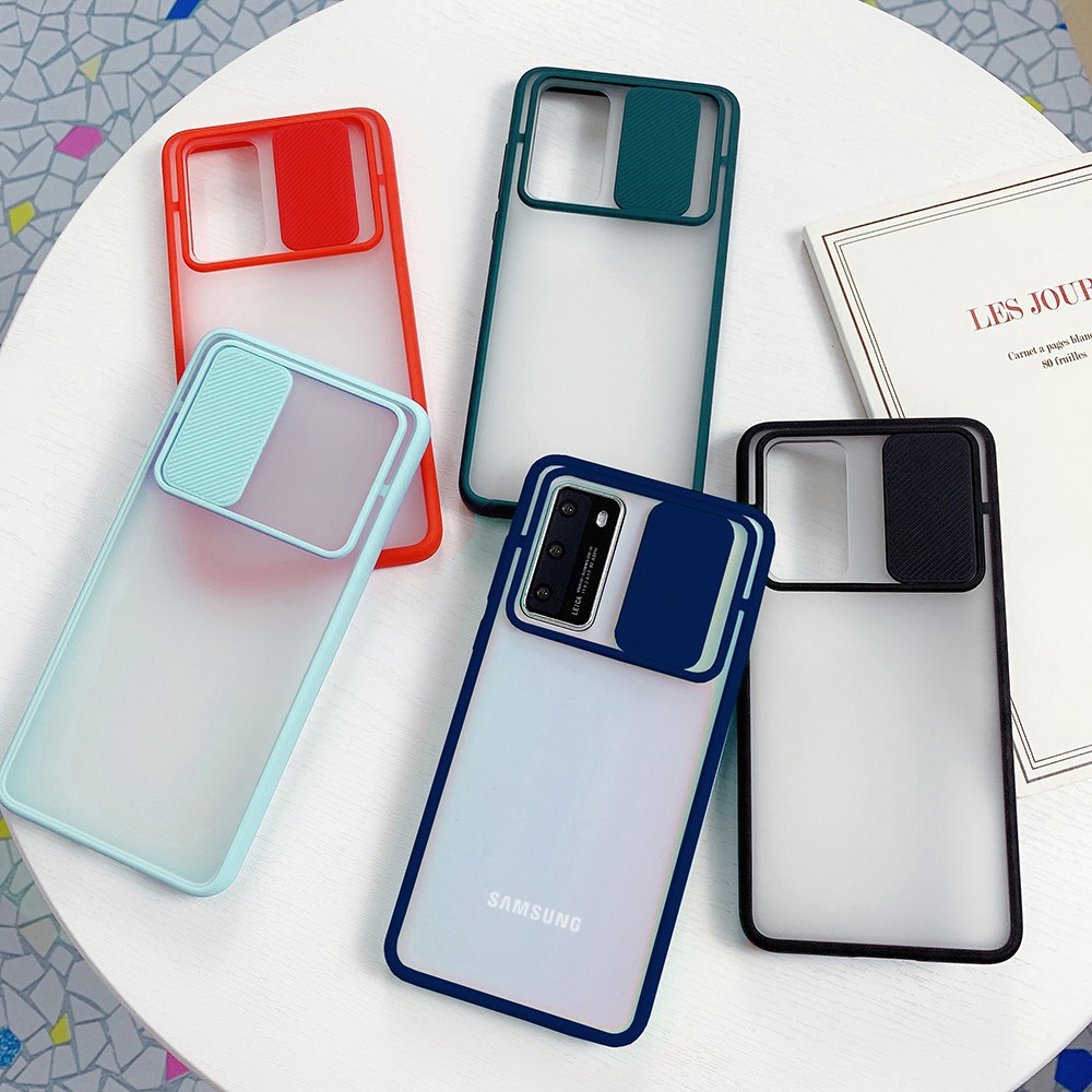 Ốp Lưng Trong Suốt Bảo Vệ Camera Cho Samsung Galaxy A02S A12 A52 A52S A72 A32 4g 5g