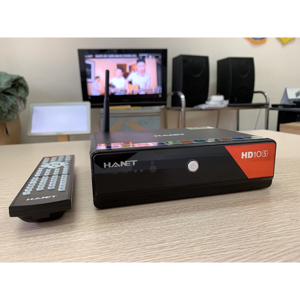 Bộ Đầu Karaoke Kèm Điều Khiển Chọn Bài Hanet Karaoke HD 10S Hàng Đẹp Xuất Sắc