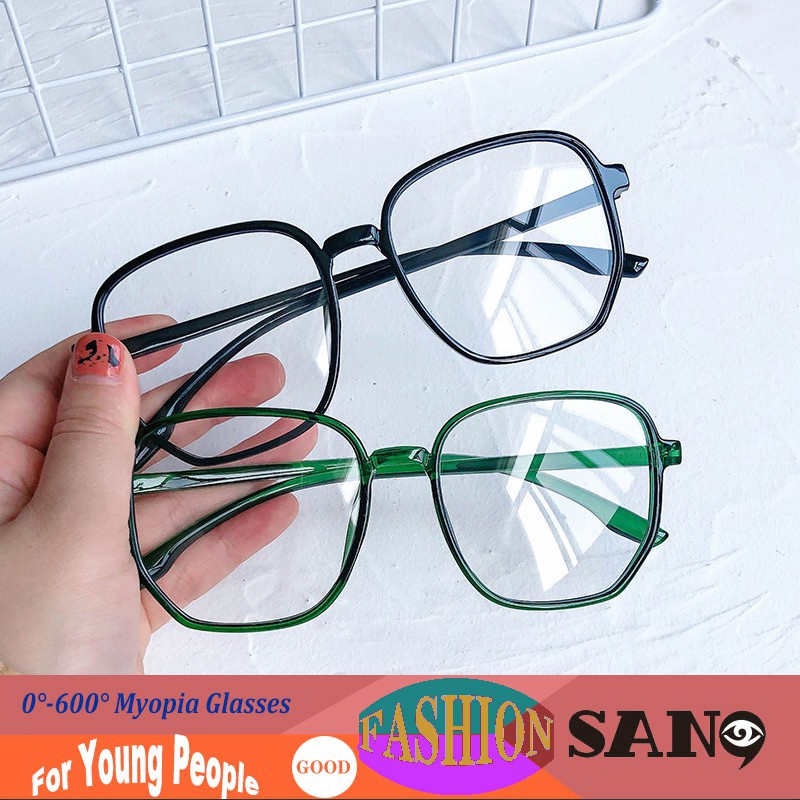 Mắt Kính Gọng Đa Giác Phong Cách Hàn Quốc Cho Nữ