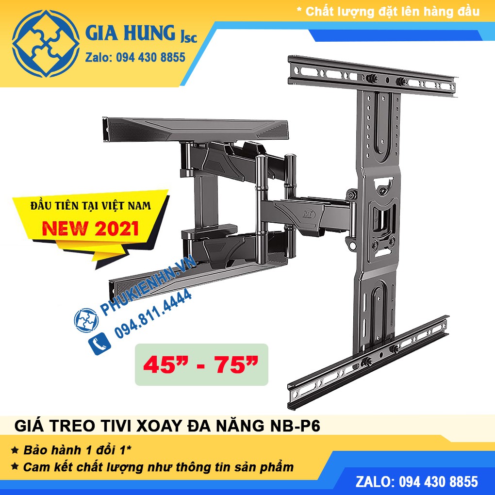 Giá Treo Ti vi  Xoay  NB P6(45-75 inch)