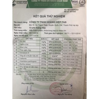 cà phê hoàng hiệp số 5
