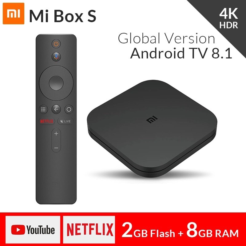 Android Tivi Box Xiaomi Mibox S - 4K Tiếng Việt và GooglePlay