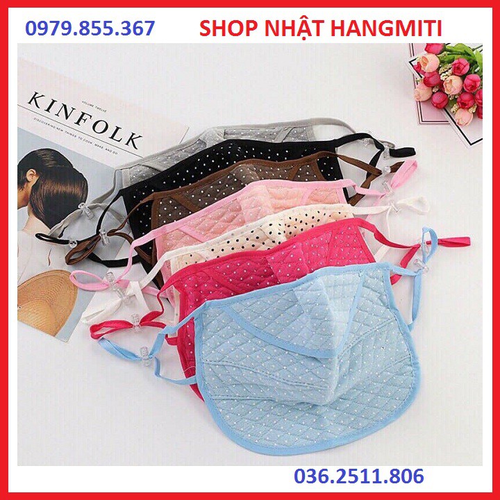 (Dày 3 lớp - cotton) Khẩu Trang Chống Nắng Nhật Bản UV Che Cổ | BigBuy360 - bigbuy360.vn