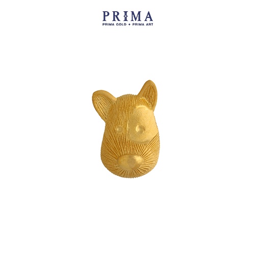 PRIMA Bông Tai Vàng 24K - Cún ngộ nghĩnh (1 chiếc) - BST Mono Chic - 111E3573
