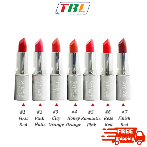 Chính hãng - Son lì trang điểm mịn môi dưỡng ẩm lâu trôi The Rucy Simplysiti Tintlipstick Silver 3.5g