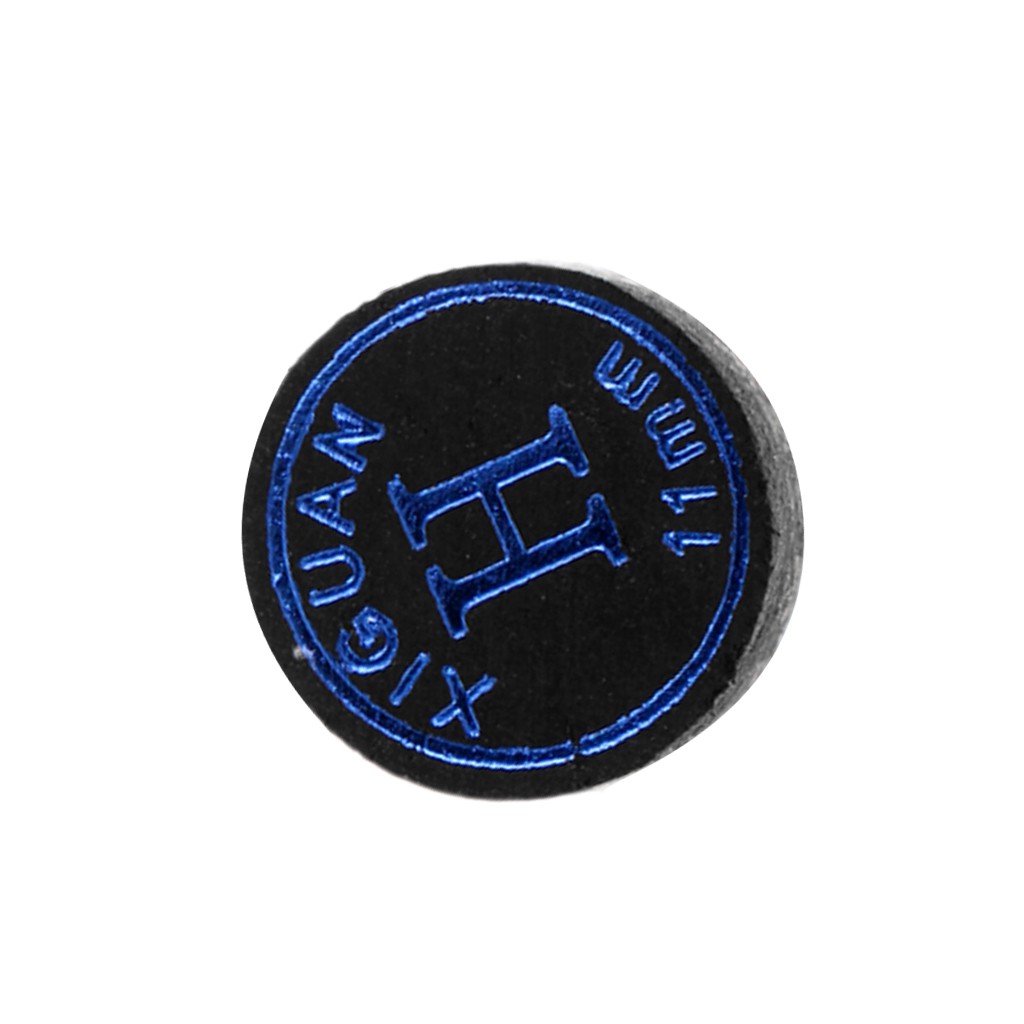 Đầu Cơ Bida Pro Pigskin MàU Đen 11mm H2Sports