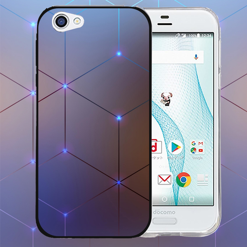 Ốp điện thoại TPU màu đen linh hoạt Sharp Aquos R / SHV39 / SH-03J Sharp Aquos R