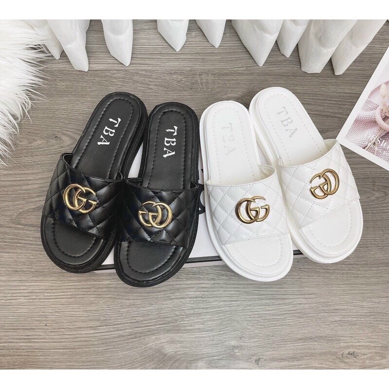 [Siêu Sale] Dép bánh mỳ đế cao khóa CG mẫu mới mã DEP002