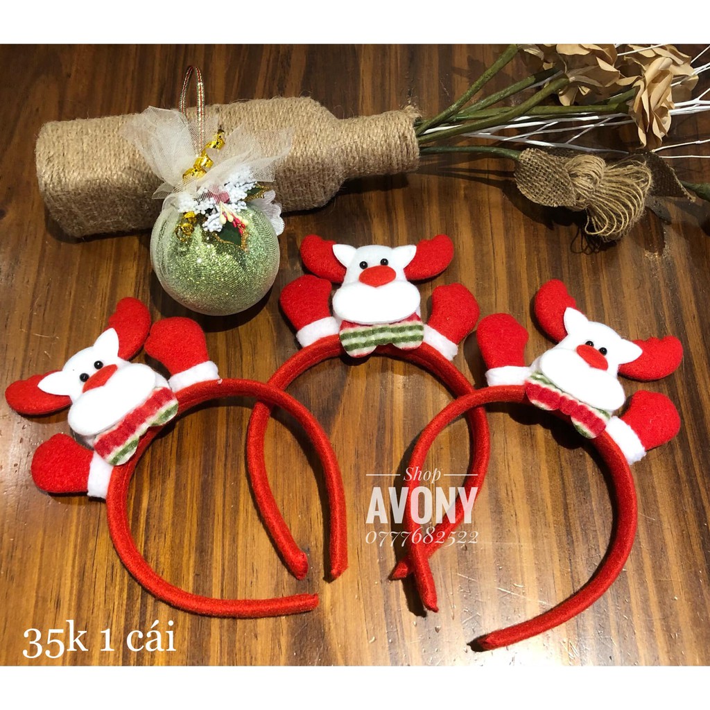 🦌 Cài noel - Cài sừng hươu đính icon phong cách 2020 [cao cấp] Bờm giáng sinh đẹp