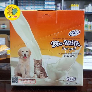 🐶Bio Milk 100gr Sữa cao cấp chuyên dùng cho chó, mèo🐶