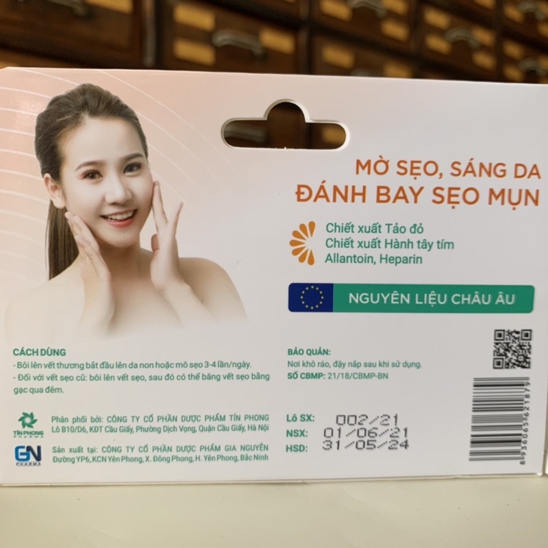 Gel mờ sẹo Esunvy - sáng da, đánh bay sẹo mụn