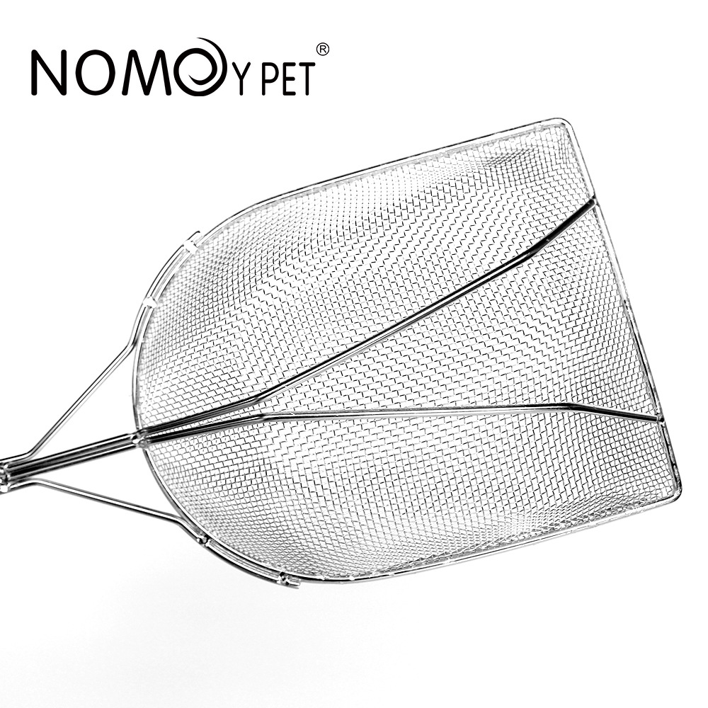 Xẻng sàng cát vệ sinh chuồng thú cưng bò sát  - xẻng sàng phân Thép không gỉ