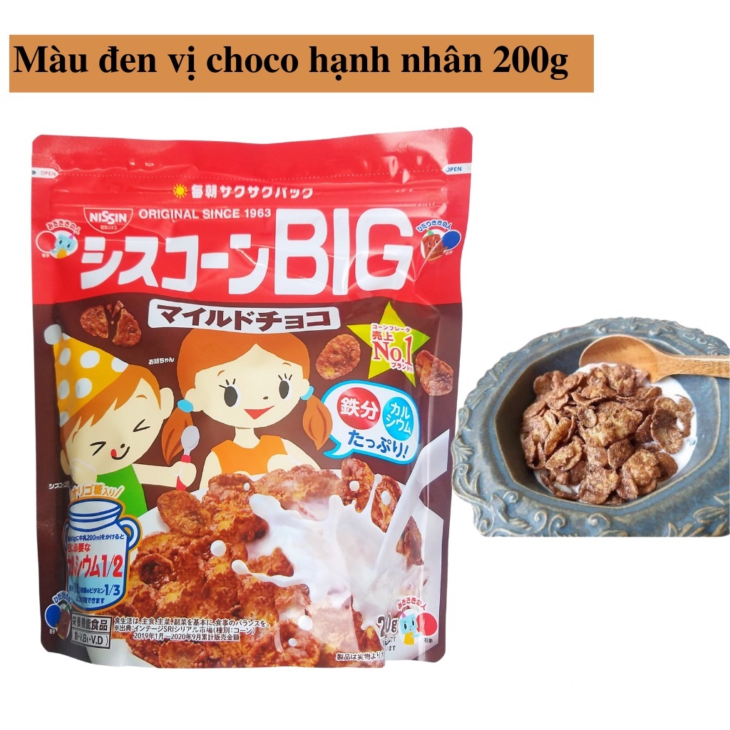 Ngũ cốc Nissin cho bé ăn sáng, ngũ cốc dinh dưỡng tăng cân cho bé ăn dặm Nhật Bản T2/2024